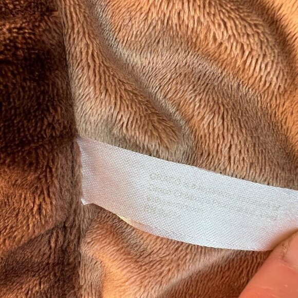 Graco Lion Lovey Brown Security Blanket plush Woobie Blankie - Picture 4 of 8